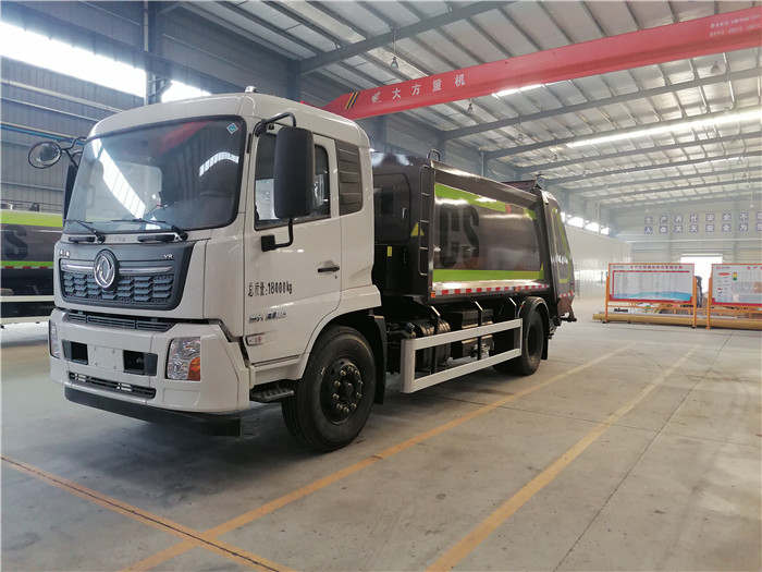 山東14方壓縮式垃圾車_東風天錦14方壓縮垃圾車新款制作可分期買車