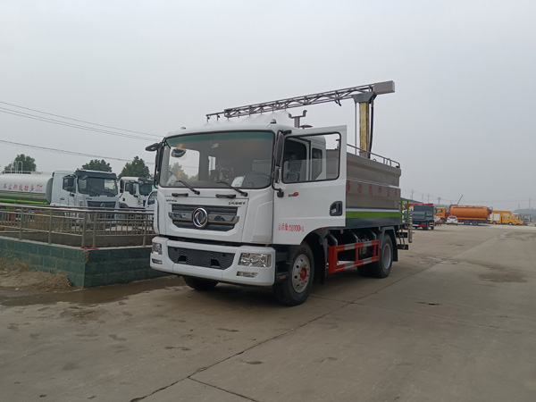 12方鐵路工地多功能抑塵車(chē)_鐵路裝卸煤炭防塵車(chē)東風(fēng)國六鐵路抑塵車(chē)_全自動(dòng)霧炮車(chē)質(zhì)量好_煤炭車(chē)皮封層車(chē)_15噸煤炭降塵車(chē)