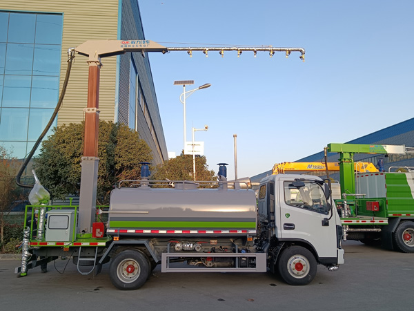 12方鐵路工地多功能抑塵車(chē)_鐵路裝卸煤炭防塵車(chē)東風(fēng)國六鐵路抑塵車(chē)_全自動(dòng)霧炮車(chē)質(zhì)量好_煤炭車(chē)皮封層車(chē)_15噸煤炭降塵車(chē)